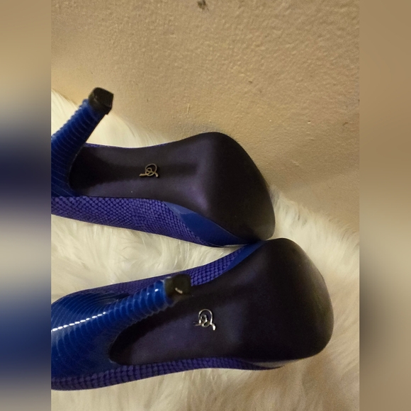 Rachel Rachel Roy Women's Purple & Blue Textured Heels Shoes size 9 1/2 M - Picture 6 of 16
